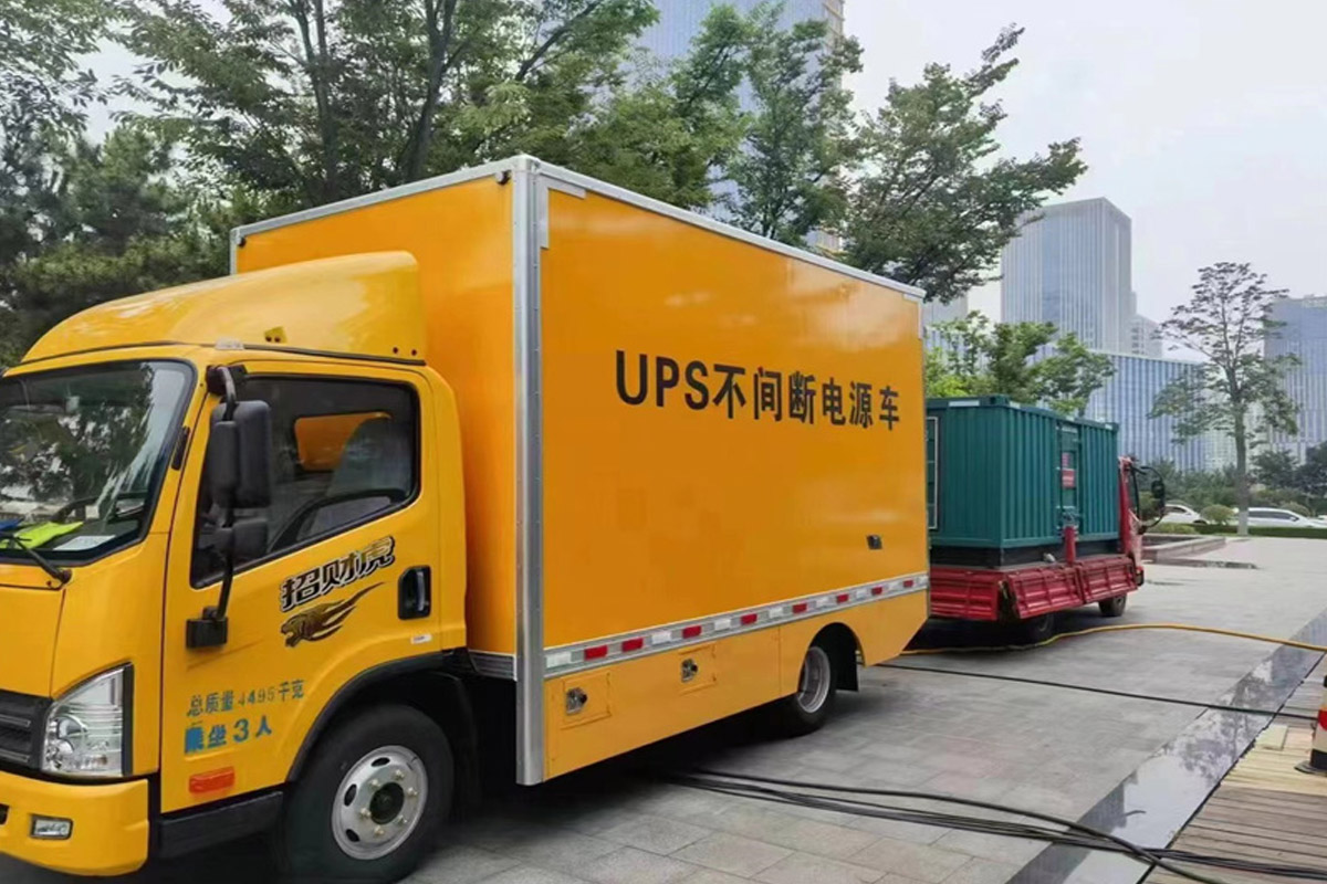 康县发电机租赁施工现场
